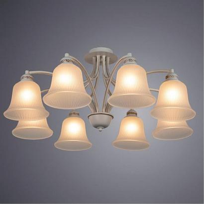 Потолочные Потолочная люстра Arte Lamp Emma A2713PL-8WG, доставка по Казахстану 
