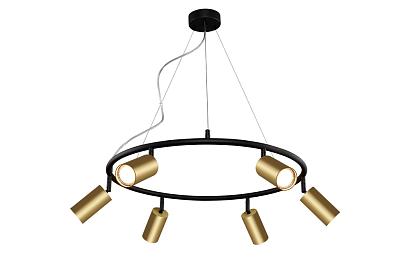 люстры светильник подвесной crystal lux clt 015c6 d600 bl-go crystal lux 1400/250, доставка по Казахстану 