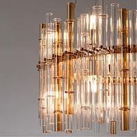 подвесная люстра arte lamp crystalla a4111lm-16go, доставка по Казахстану 