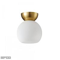 Дополнительная картинка Светильник потолочный iLamp Mono C6079-1 GD+WH
