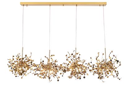 подвесной светильник  crystal lux garden sp3х4 l1600 gold crystal lux 1860/212, доставка по Казахстану 