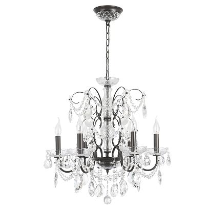 люстра crystal lux odelis sp6 brown crystal lux 2570/306, доставка по Казахстану 