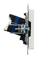 BRITE Роз. комп. 2-ая RJ45 кат.6 РК11-2-БрБ бел. IEK 