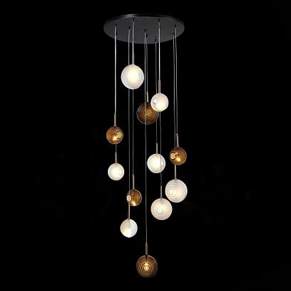 люстры подвесная люстра st luce foligno sl1183.543.12, доставка по Казахстану 