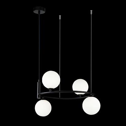 люстры подвесная люстра maytoni ring mod013pl-04b, доставка по Казахстану 