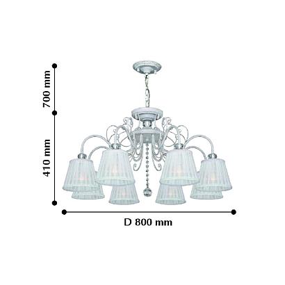 люстры подвесная люстра f-promo amanda 2150-8pc, доставка по Казахстану 