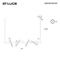 Дополнительная картинка SL6210.403.04 Светильник подвесной ST-Luce 