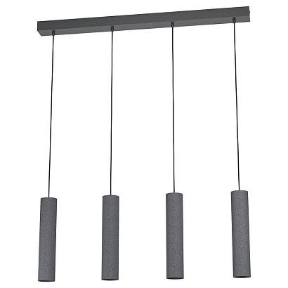 люстры 39822 светод. подвес mentalona, 4х4,5w(gu10), l840, b65, h1500, 4х345lm, сталь, антрацит  тераццо, ч, доставка по Казахстану 