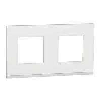 Рамка 2-постовая Schneider Electric Unica New NU600489 