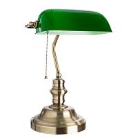 Дополнительная картинка Настольная лампа Arte Lamp Banker A2492LT-1AB