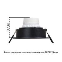 Дополнительная картинка Точечный встраиваемый светильник Arte Lamp IMAI A2464PL-1BK