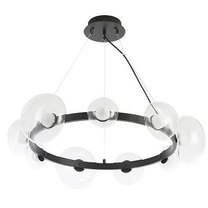 люстра crystal lux bosque sp9 black/transparent crystal lux 0270/309, доставка по Казахстану 