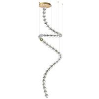 Дополнительная картинка 5008/132L L-VISION ODL23 413 золотой/прозрачный/металл/акрил Люстра LED 132W 4000K 6600Лм CRYSTAL