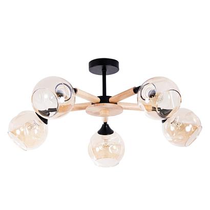 потолочный светильник arte lamp branson a4370pl-5br, доставка по Казахстану 