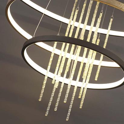 подвесной светодиодный светильник odeon light l-vision monica 3901/99l, доставка по Казахстану 