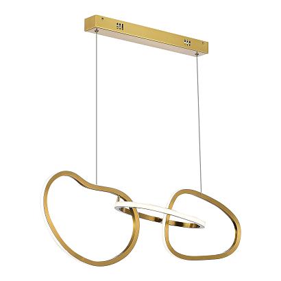 sl6505.203.26 светильник подвесной st-luce золотистый/золотистый led 1*26w, доставка по Казахстану 