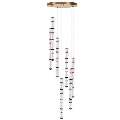 5455/210l odeon light люстра каскадная collier, доставка по Казахстану 