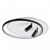 люстры 5603/75cl ledio ln23 028 белый, черный люстра потолочная led 75w 3000-6000к 6117лм 220v naoko, доставка по Казахстану 