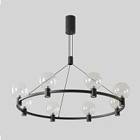 Дополнительная картинка Люстра Crystal Lux DUET SP56W LED BLACK 4090/356
