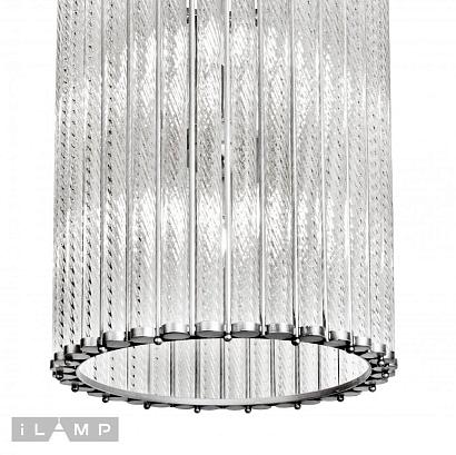 подвесная люстра ilamp manhattan md0266-6 silver, доставка по Казахстану 