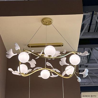 подвесной светильник crystal lux colibri sp6 gold crystal lux 0141/306, доставка по Казахстану 