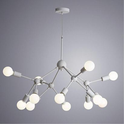 люстры подвесная люстра arte lamp matrix a3064sp-12wh, доставка по Казахстану 
