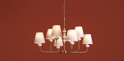 люстры люстра freya fr2038pl-08bs, доставка по Казахстану 