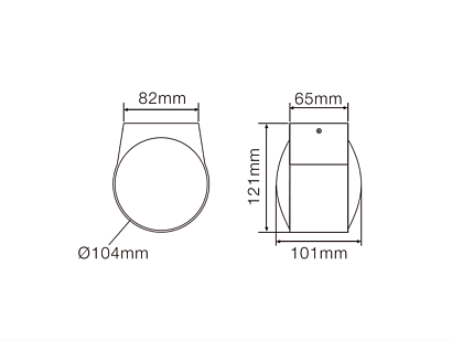 Светильник светодиодный LAG-830A011F-DN, серия , Темно-серый, 11Вт, IP65, тепл. бел/000/ светильники