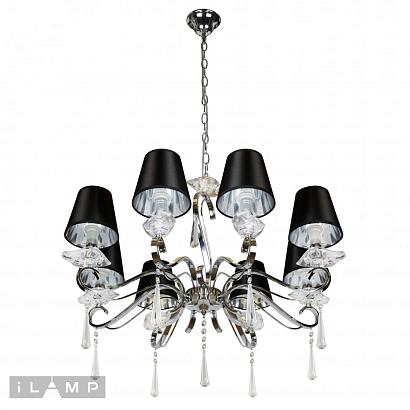 люстры подвесная люстра ilamp stella rm1684/8cr, доставка по Казахстану 