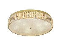 люстры newport 8240 8249/pl gold new , потолочный светильник, gold clear crystal d60*h12,5 cm e14 led 9*9w, доставка по Казахстану 