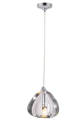 светильник подвесной crystal lux verano sp1 transparent crystal lux 3712/201, доставка по Казахстану 