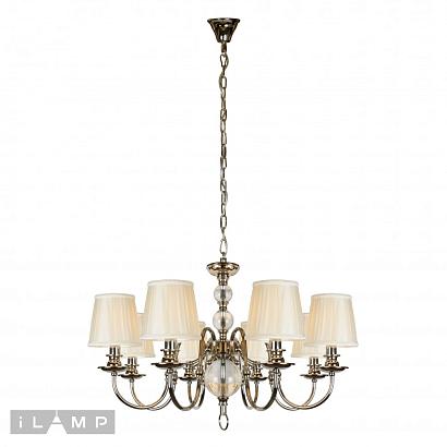 люстры подвесная люстра ilamp armonia p2510-8 nic, доставка по Казахстану 