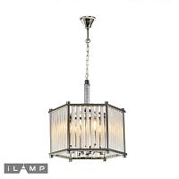 Дополнительная картинка Подвесная люстра iLamp Rich P9509-4 Nickel