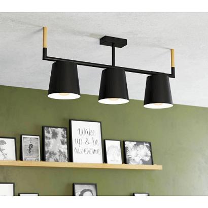 43611 потолочный светильник (люстра) lacey, 3х40w, e27, l780, b160, h335, доставка по Казахстану 