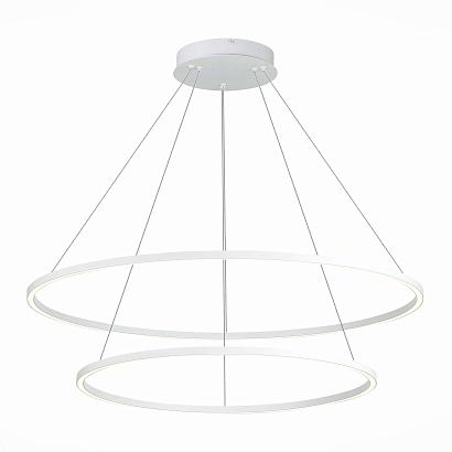 люстры  cветильник подвесной  smart st-luce белый/белый led 1*91w 2800-6500k, доставка по Казахстану 