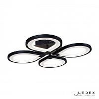 Дополнительная картинка Потолочная светодиодная люстра iLedex Clover 6885/4 BK
