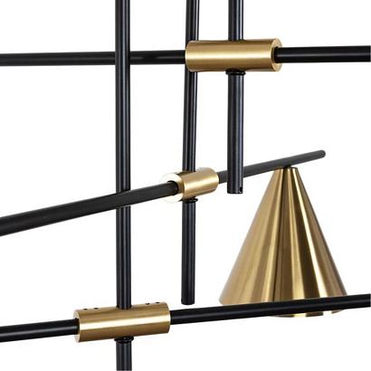 люстры потолочный светильник arte lamp jacob a7029pl-9bk, доставка по Казахстану 