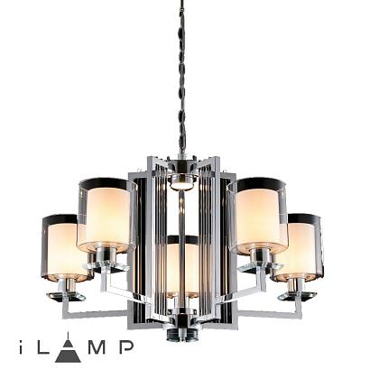 подвесная люстра ilamp king rm6201-5 cr+cl, доставка по Казахстану 