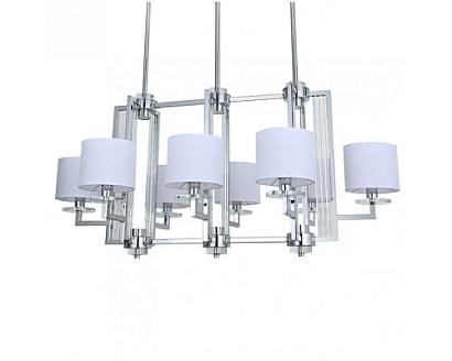 люстры newport 35400 35408/s chrome без абажуров подвесной светильник, доставка по Казахстану 