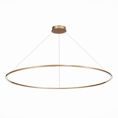 люстры st605.203.72 cветильник подвесной  smart st-luce золотистый/белый led 1*72w 2800-6500k, доставка по Казахстану 