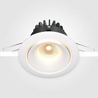 Дополнительная картинка Встраиваемый светильник Technical DL031-L12W3K-D-W