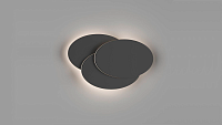 Настенный светильник O-SHADE, черн., 12Вт, 3000K, IP20, GW-6809R-12-BL-WW
