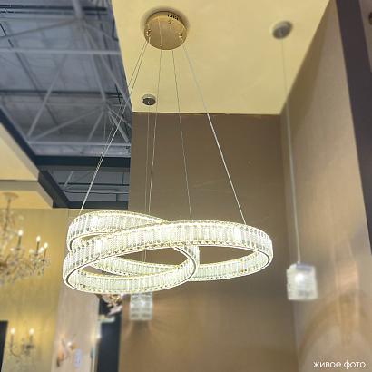 подвесной светильник crystal lux musika sp120w led gold crystal lux 3391/205, доставка по Казахстану 