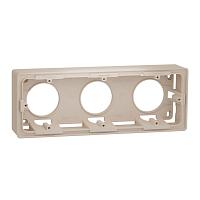 Коробка трехмодульная для открытой установки Schneider Electric Unica New NU800644 