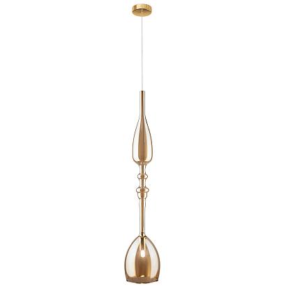 светильник подвесной crystal lux lux new sp1 c amber crystal lux 2263/211, доставка по Казахстану 