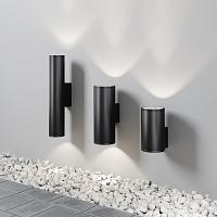 Дополнительная картинка Уличный настенный светильник Outdoor O514WL-L30B3K Shim