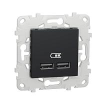 Розетка компьютерная USBx2 Schneider Electric Unica New NU541854 