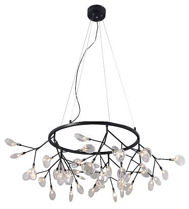 Подвесные Светильник подвесной Crystal Lux EVITA SP45 D BLACK/TRANSPARENT Crystal Lux 1690/245D, доставка по Казахстану 
