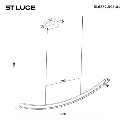 люстры sl6232.503.01 светильник подвесной st-luce , доставка по Казахстану 