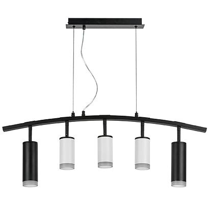 lr7358723630 люстра rullo 5х50w gu10 черный - белый  571735 - 214436-3 - 214487-2 - 202430-5, доставка по Казахстану 